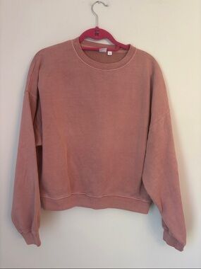 GAP Women's Nantucket Red Crewneck Sweatshirt Size Medium